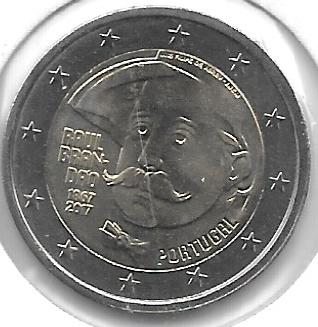 Monedas - Euros - 2€ - Portugal - Año 2017 - Raul Brandao - Click en la imagen para cerrar